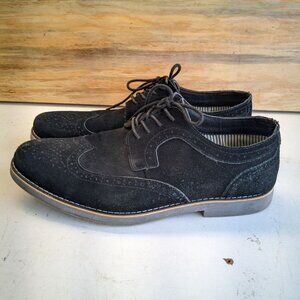 ALPINE SWISS BEAU MENS SIZE 13 DRESS SHOES GENUINE SUEDE LACE UP OXFORDS